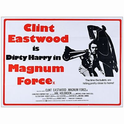 672. British Quad (c.1970s) (30" x 40") From the David Frangioni Collection; Very Fine+ Folded ### MAGNUM FORCE (R-1970s)