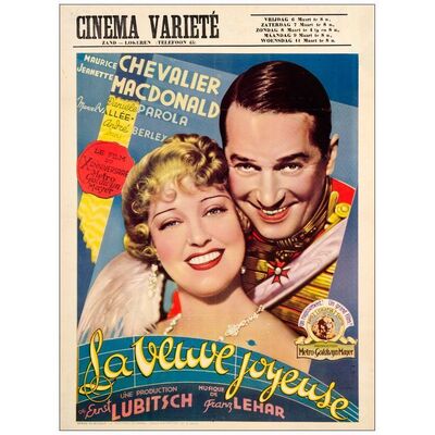 679. Pre-War Belgian (24" x 33"); Fine+ on Linen ### THE MERRY WIDOW (1935)