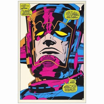 681. Limited Edition Screen Print (24" x 36"); Hand-Numbered; Very Fine+ Rolled ### MIGHTY THOR #160: WHAT GALACTUS KNOWS... (2021)