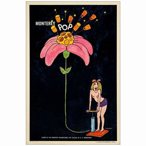 686. One Sheet (27" x 41"); Fine Rolled ### MONTEREY POP (1968)