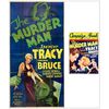 691. Three Sheet and Pressbook (39.75" x 78" & 14" x 20"); Good+ Folded ### THE MURDER MAN (1935)