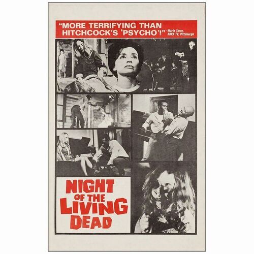 695. Herald - Red Style (11" x 17.5"); Printed Both Sides; Very Fine ### NIGHT OF THE LIVING DEAD (1968)