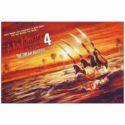 697. Limited Edition Screen Print (36" x 24"); Very Fine+ Rolled ### NIGHTMARE ON ELM STREET 4, A: THE DREAM MASTER (2019)