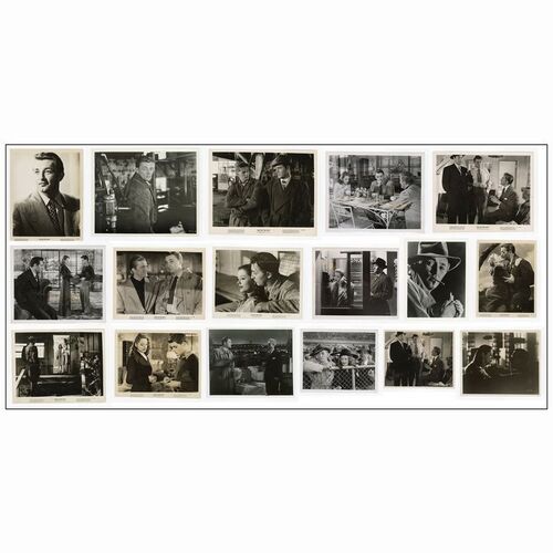 701. Single-Weight, Silver Gelatin, Vintage Photographs (17) (8" x 10"); Very Fine- ### OUT OF THE PAST (1947)