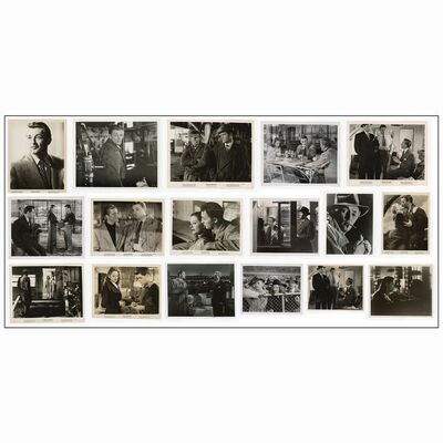 701. Single-Weight, Silver Gelatin, Vintage Photographs (17) (8" x 10"); Very Fine- ### OUT OF THE PAST (1947)