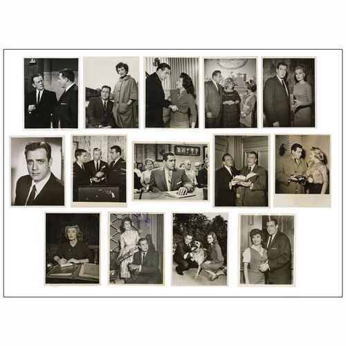 705. Single-Weight, Silver Gelatin, Vintage Photographs (14) (7" x 9"); Very Fine ### PERRY MASON (1957-1966)