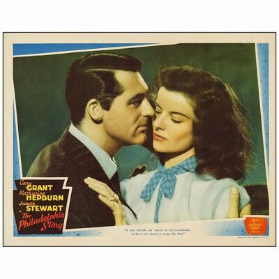 708. Lobby Card (11" x 14"); Fine+ ### THE PHILADELPHIA STORY (1940)