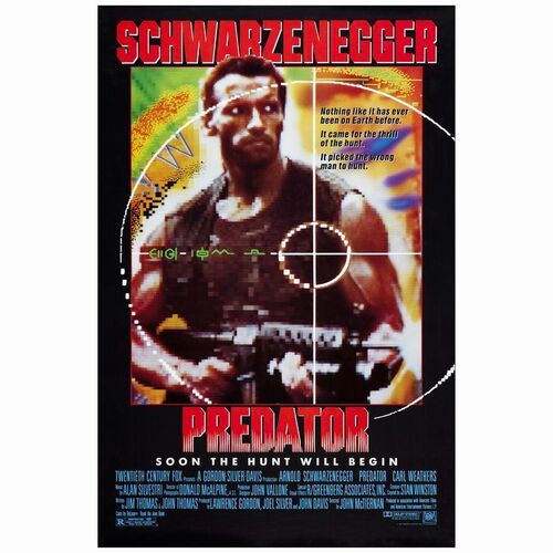 715. One Sheet (27" x 41"); Very Fine+ Rolled ### PREDATOR (1987)