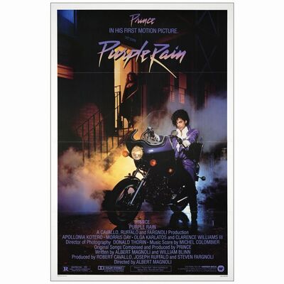 722. One Sheet (27" x 41"); Near Mint Folded ### PURPLE RAIN (1984)
