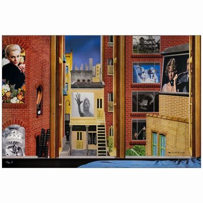728. Limited Edition Screen Print (26" x 40"); Hand-Numbered and Artist-Signed; Near Mint Rolled ### REAR WINDOWS ZOETROPE (2014)