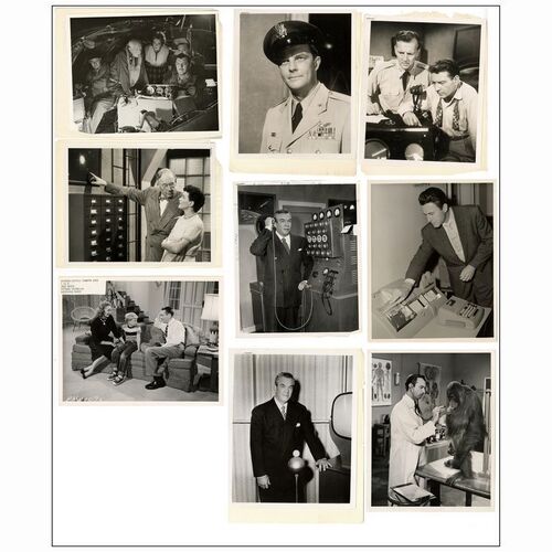 743. Single-Weight, Silver Gelatin, Vintage Photographs (9) (8" x 10"); Fine ### SCIENCE FICTION THEATRE (1955-1957)