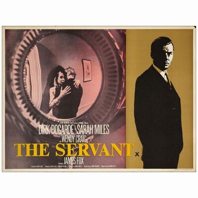 745. British Quad (30" x 40"); Fine- Rolled ### THE SERVANT (1963)