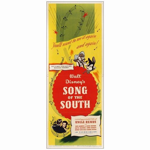 753. Insert (14" x 36"); Fine Folded ### SONG OF THE SOUTH (1946)