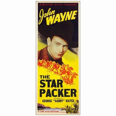 757. Insert (14" x 36"); Very Fine- Rolled ### THE STAR PACKER (R-1939)