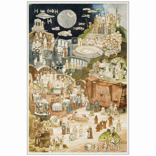 763. Limited Edition Screen Print (24" x 36"); Hand-Numbered and Artist-Signed; Very Fine+ Rolled ### STAR WARS: A NEW HOPE (2020)