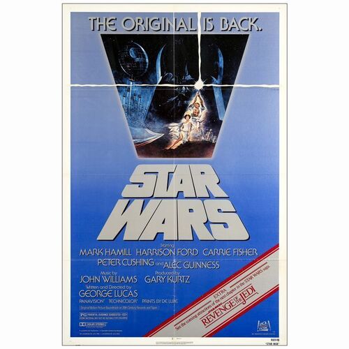 764. One Sheet (27" x 41"); Very Fine+ Folded ### STAR WARS: A NEW HOPE (1977)