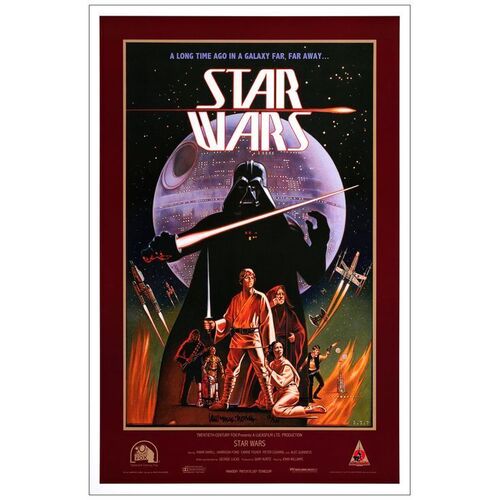 765. 30th Anniversary Limited Edition Commercial One Sheet (27" x 41") Signed by Artist Lawrence Noble; Near Mint Rolled ### STAR WARS: A NEW HOPE (2008)