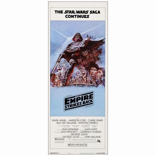 770. Insert (14" x 36"); Style B; Near Mint Rolled ### STAR WARS: THE EMPIRE STRIKES BACK (1980)