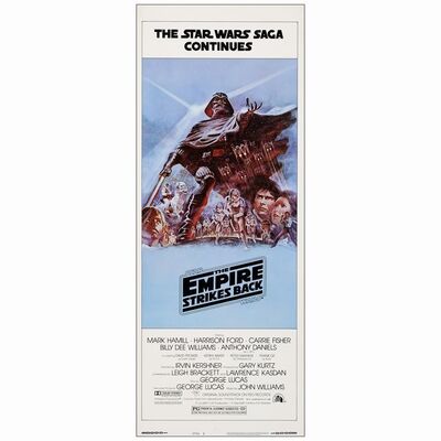 770. Insert (14" x 36"); Style B; Near Mint Rolled ### STAR WARS: THE EMPIRE STRIKES BACK (1980)