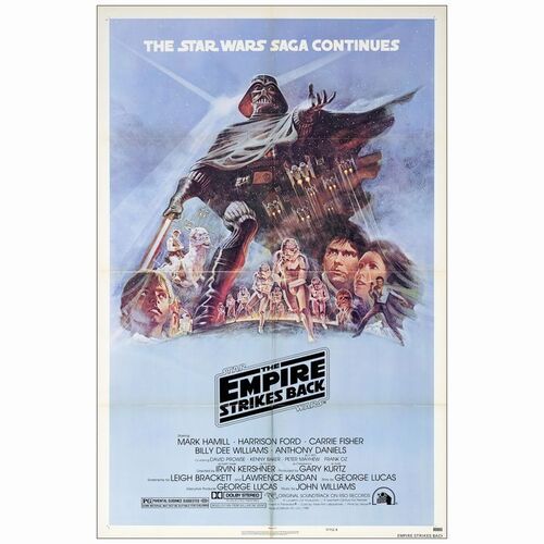 772. One Sheet (27" x 41"); Style B; Very Fine- Folded ### STAR WARS: THE EMPIRE STRIKES BACK (1980)