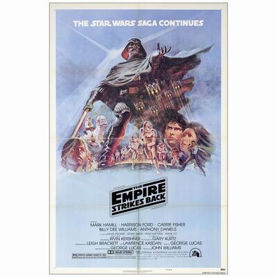 772. One Sheet (27" x 41"); Style B; Very Fine- Folded ### STAR WARS: THE EMPIRE STRIKES BACK (1980)