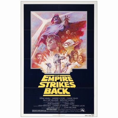 773. One Sheet (27" x 41"); Near Mint Folded ### STAR WARS: THE EMPIRE STRIKES BACK (R-1982)
