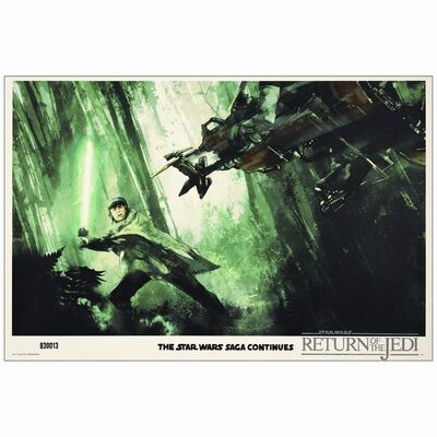 776. Limited Edition Screen Print (36" x 24"); Variant Style, Hand-Numbered; Very Fine+ Rolled ### STAR WARS: RETURN OF THE JEDI (2018)