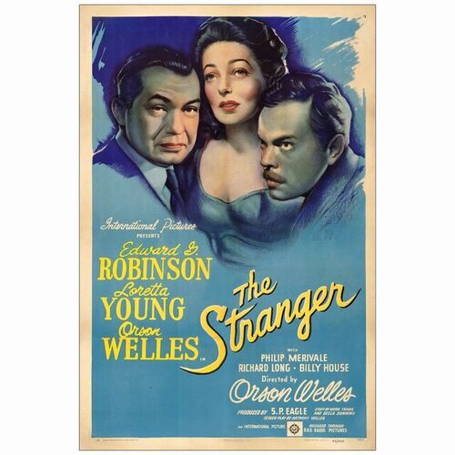 779. One Sheet (27" x 41"); Style A; Very Fine on Linen ### THE STRANGER (1946)