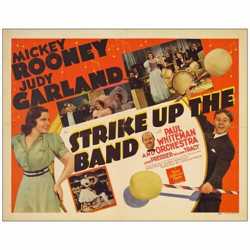 780. Half Sheet (22" x 28"); Fine+ Folded ### STRIKE UP THE BAND (1940)