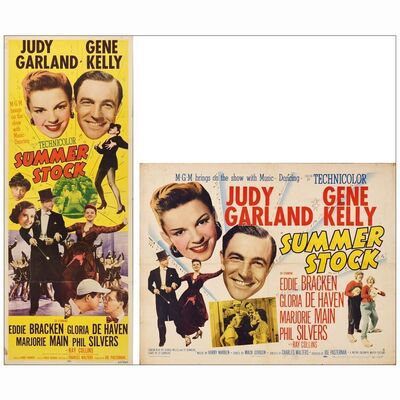 782. Insert and Half Sheet (14" x 36" & 22" x 28"); Style B Half Sheet; Very Fine- Folded ### SUMMER STOCK (1950)