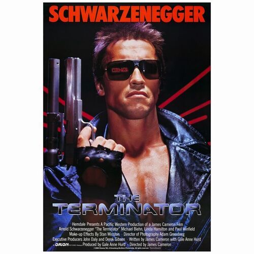 790. One Sheet (27" x 41"); Near Mint Rolled ### THE TERMINATOR (1984)