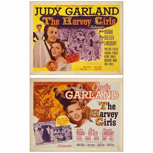 794. Half Sheets (2) (22" x 28"); Styles A & B; Very Fine Folded ### THE HARVEY GIRLS (1946)