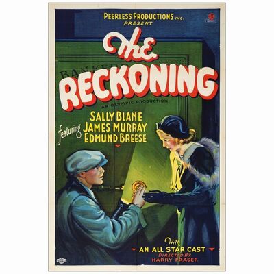 796. One Sheet (27" x 41"); Style A, Stone Litho; Very Fine+ Folded ### THE RECKONING (1932)