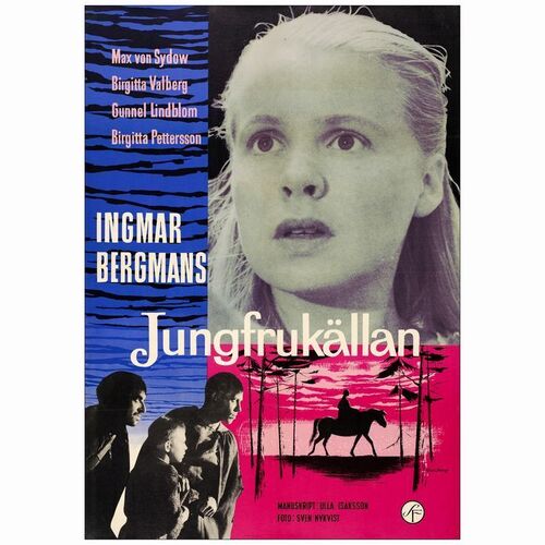 808. Full-Bleed Swedish One Sheet (27.5" x 39"); Country-of-Origin; Very Fine on Linen ### THE VIRGIN SPRING (1960)