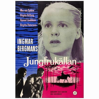 808. Full-Bleed Swedish One Sheet (27.5" x 39"); Country-of-Origin; Very Fine on Linen ### THE VIRGIN SPRING (1960)