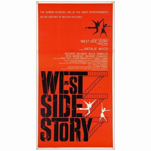 813. Three Sheet (41" x 79.5"); Very Fine on Linen ### WEST SIDE STORY (1961)