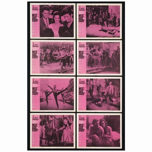 814. Lobby Card Set (11" x 14"); Academy Awards Style; Very Fine+ ### WEST SIDE STORY (1961)