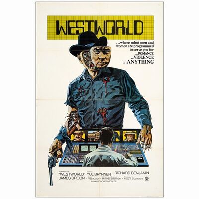 815. One Sheet (27" x 41"); International Style; Very Fine- Folded ### WESTWORLD (1973)