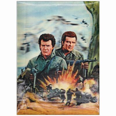 816. 3D Lenticular Postcard (4" x 5.75") From the David Frangioni Collection; Very Fine ### WHERE EAGLES DARE (1968)