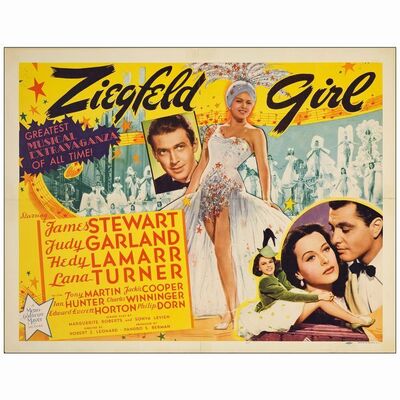 825. Half Sheet (22" x 28"); Very Fine Folded ### ZIEGFELD GIRL (1941)