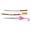 Lot #4: Klaus Hargreeves's (Robert Sheehan) Season 1 Umbrella with Katana Artifact and Cleaning Kit ### UMBRELLA ACADEMY, THE (2019 - 2024)