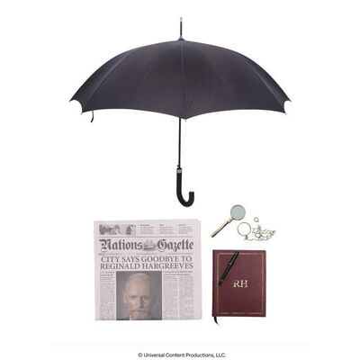 Lot #21: Sir Reginald Hargreeves's (Colm Feore) Umbrella, Journal, and Accessories ### UMBRELLA ACADEMY, THE (2019 - 2024)
