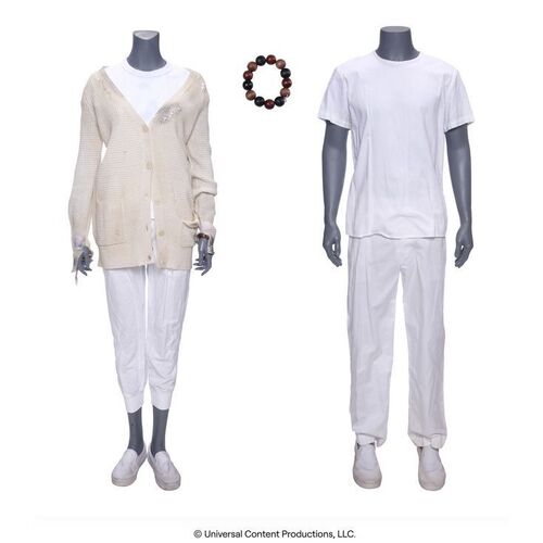 Lot #35: Diego Hargreeves (David Castaneda) and Lila Pitts' (Ritu Arya) Sanitarium Costumes ### UMBRELLA ACADEMY, THE (2019 - 2024)