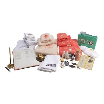 Lot #64: Hotel Obsidian and Hotel Oblivion Products with Front Desk Bell ### UMBRELLA ACADEMY, THE (2019 - 2024)