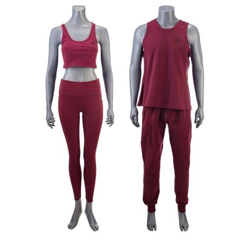 Lot #67: Jayme (Cazzie David) and Alphonso Hargreeves's (Jake Epstein) Workout Costumes ### UMBRELLA ACADEMY, THE (2019 - 2024)