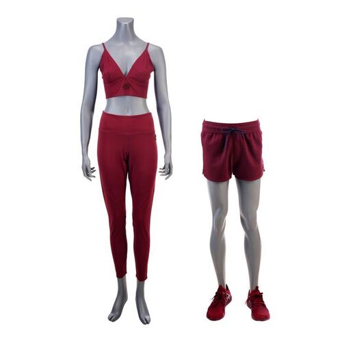 Lot #74: Sloane (Genesis Rodriguez) and Ben Hargreeves's (Justin H. Min) Workout Costumes ### UMBRELLA ACADEMY, THE (2019 - 2024)