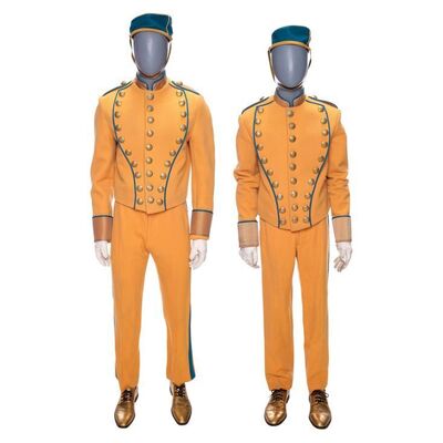 Lot #75: Two Hotel Obsidian Bellhop Costumes ### UMBRELLA ACADEMY, THE (2019 - 2024)