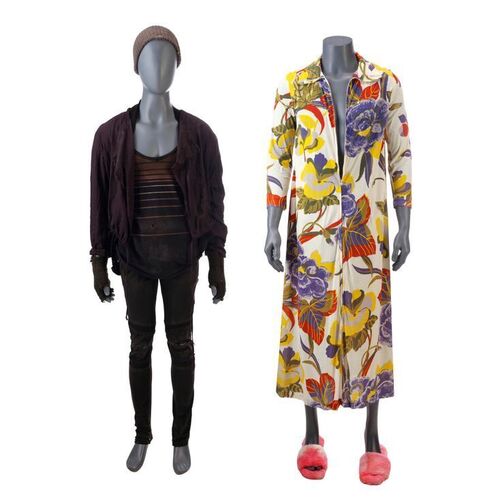 Lot #77: A Pair of Klaus Hargreeves's (Robert Sheehan) Season 3 Costumes ### UMBRELLA ACADEMY, THE (2019 - 2024)