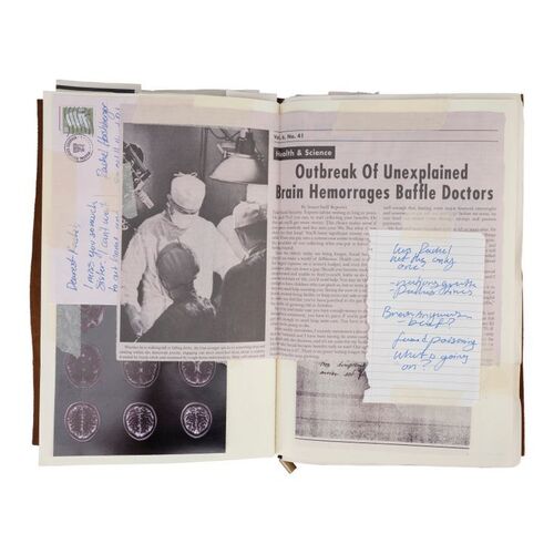 Lot #79: Klaus' Leather-like Bound Mother Back-up Book ### UMBRELLA ACADEMY, THE (2019 - 2024)