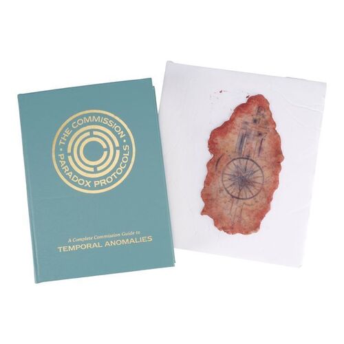 Lot #99: Older Number Five's (Sean Sullivan) Tattoo Skin with Paradox Protocol Book ### UMBRELLA ACADEMY, THE (2019 - 2024)